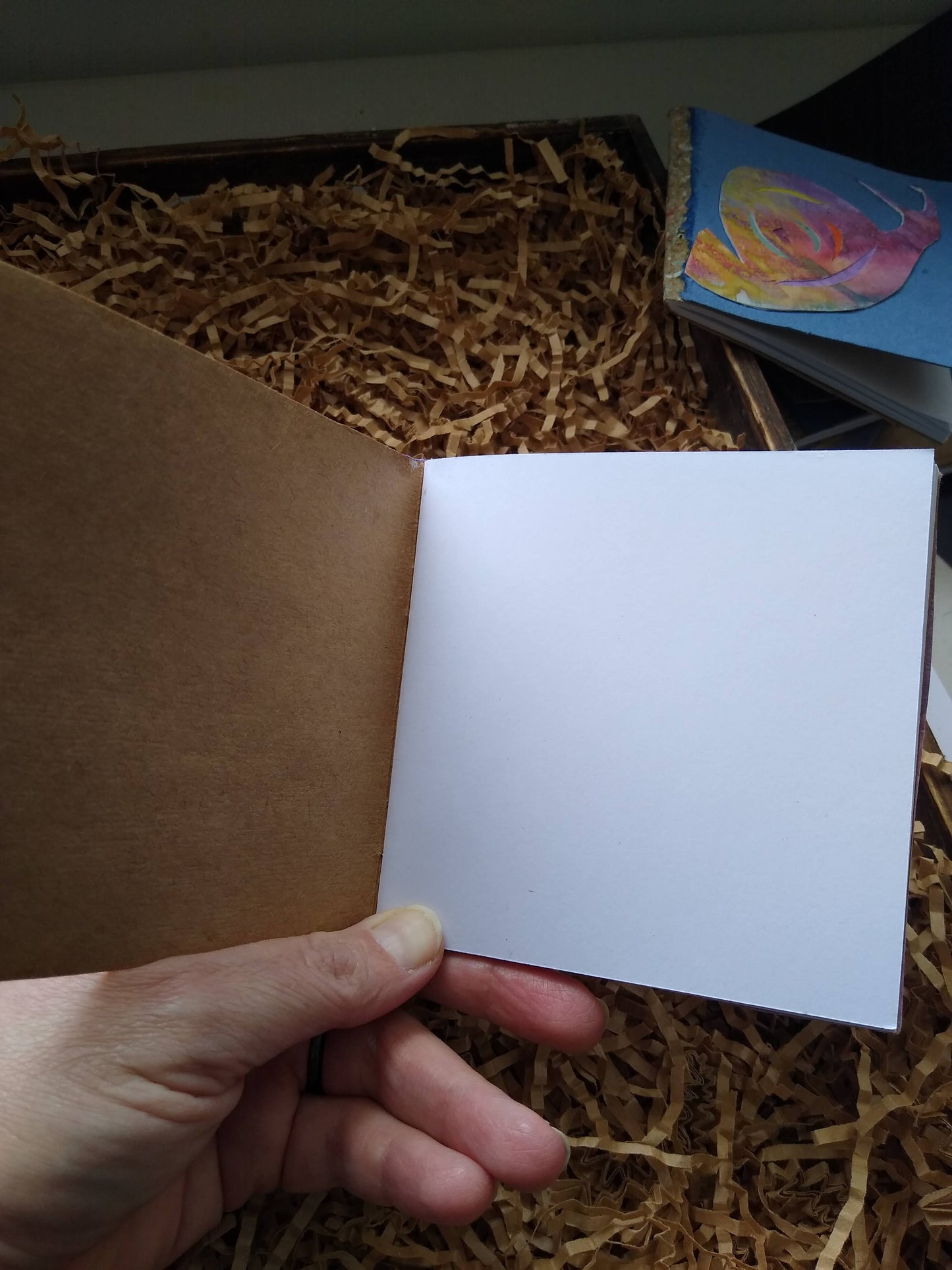 Aqua Shimmer Mini Journal