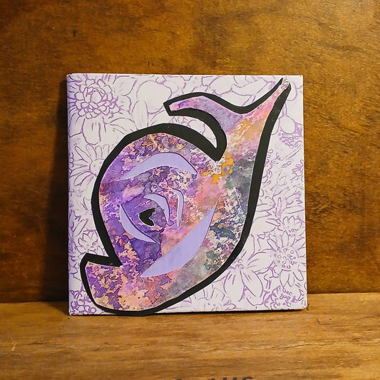 Lavender Noir Aura Mini Journal