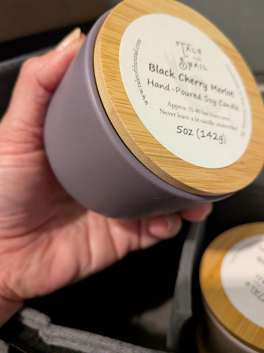 Black Cherry Merlot Soy Candles