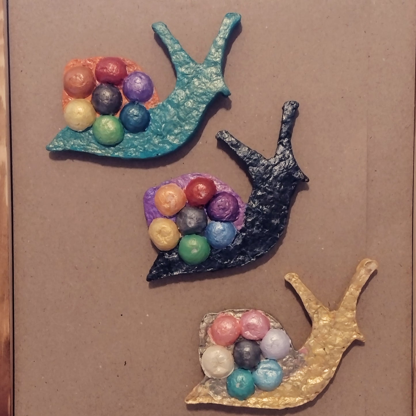 Jeweled Snail Magnets